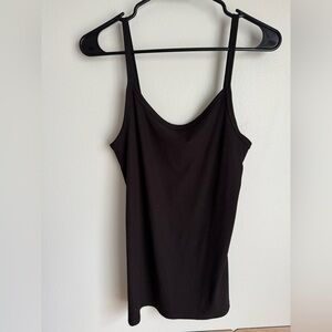 No Boundaries Ribbed Black Tank